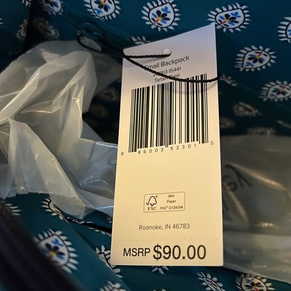 Vera Bradley Small Backpack - Picture 8 of 8